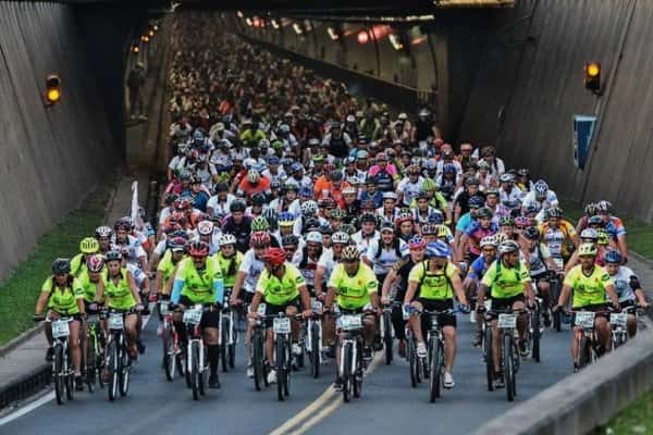 Se esperan que unos 1.500 ciclistas en el Cruce del Túnel Subfluvial