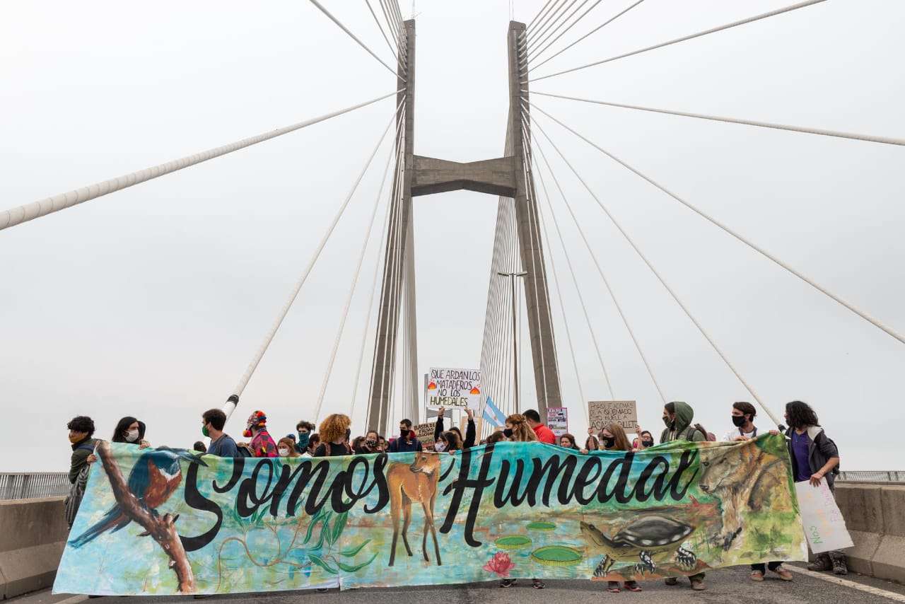 Convocan a un nuevo corte en el puente Rosario-Victoria para reclamar por la Ley de Humedales