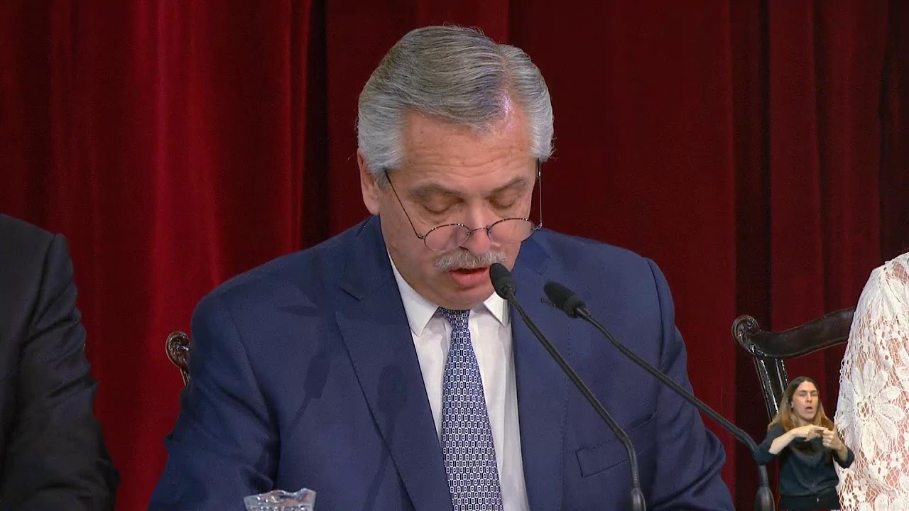 Alberto Fernández inaugura las sesiones ordinarias del Poder Legislativo correspondientes al período 2022 en el Congreso de la Nación