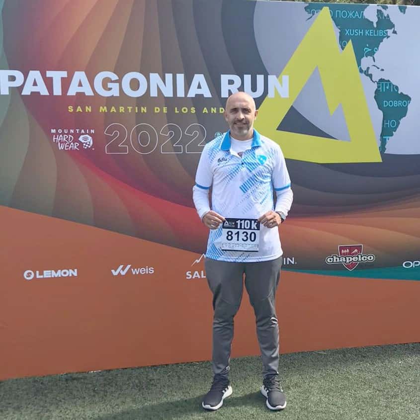 Gustavo y sus 110 kilómetros en el Patagonia Run