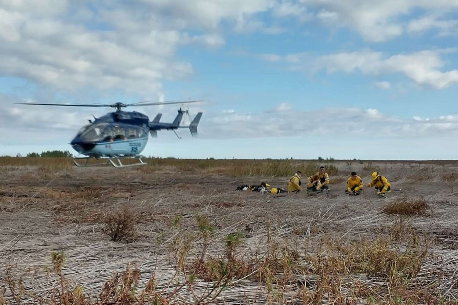 Brigadistas combatieron incendios en las islas del Delta