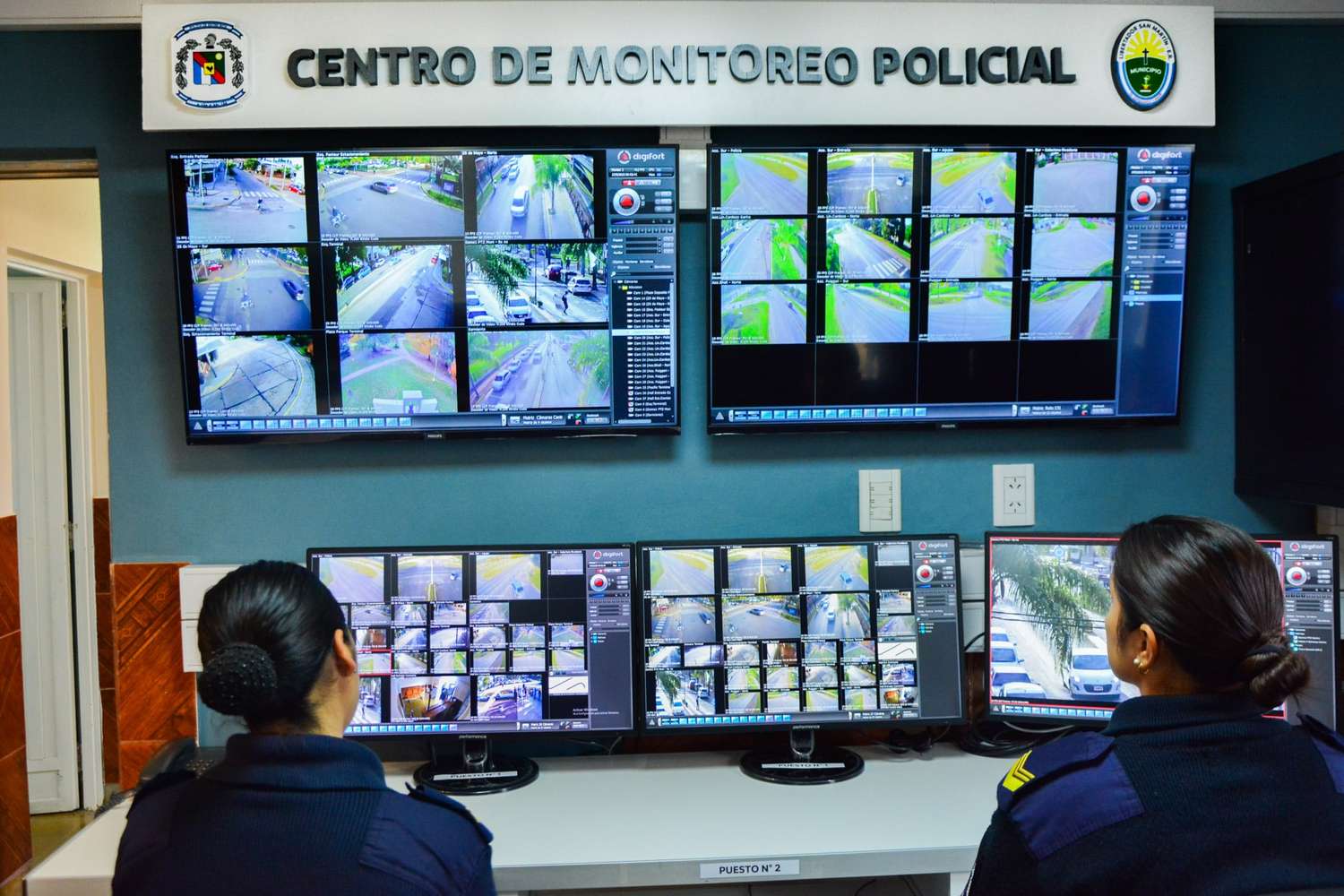 Inauguraron el nuevo centro de monitoreo de Libertador San Martín