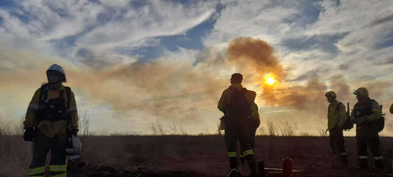 170 brigadistas continúan trabajando para combatir incendios en el delta