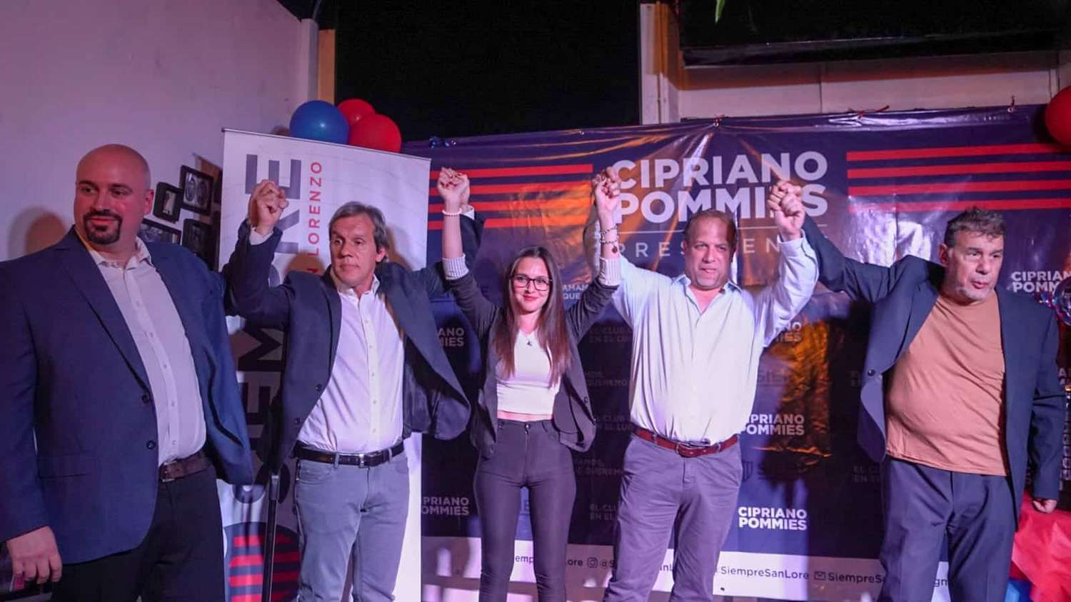 Cipriano Pommies lanzó su candidatura a presidente de San Lorenzo