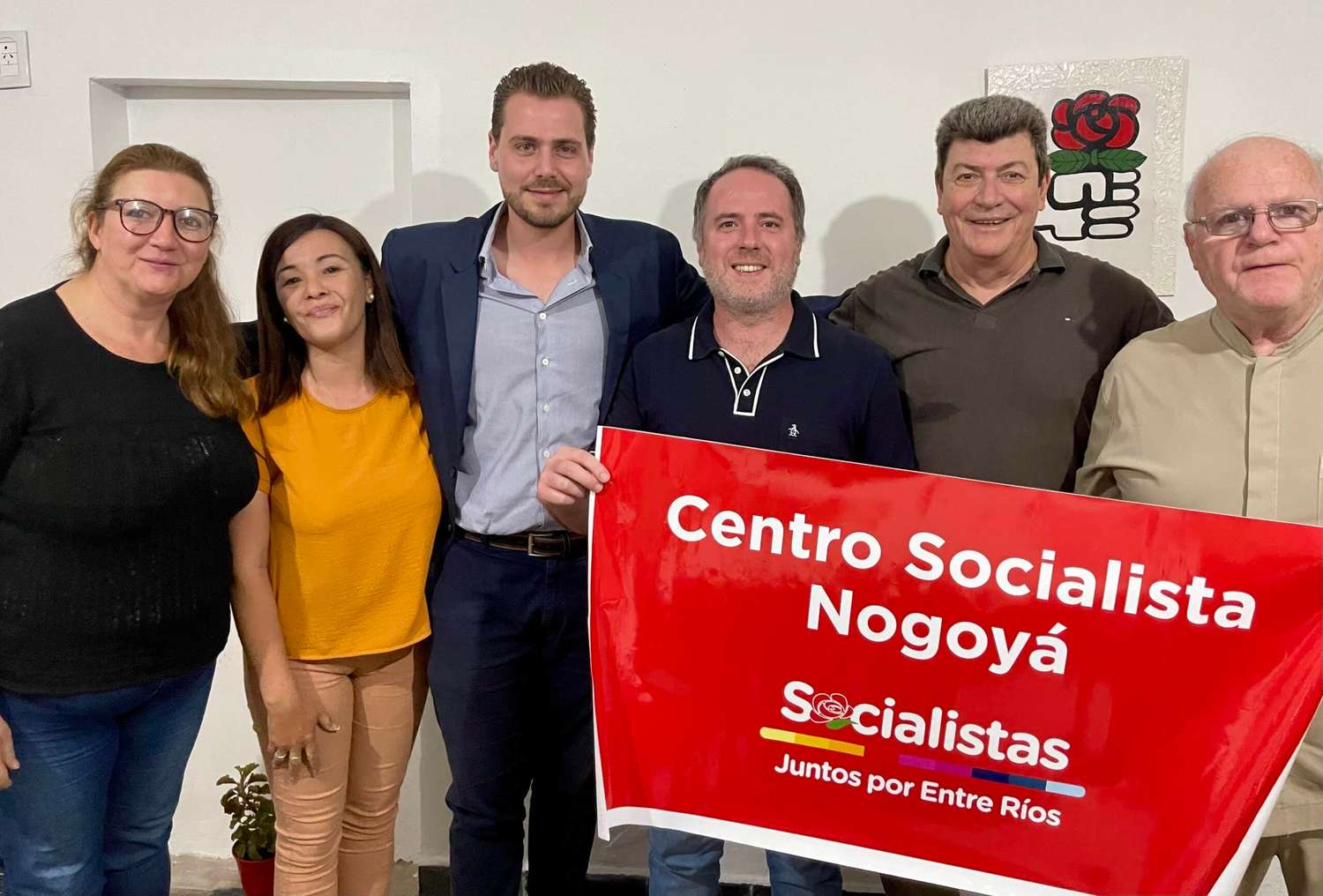 El socialismo apoya a Mariano Berdiñas en Nogoyá