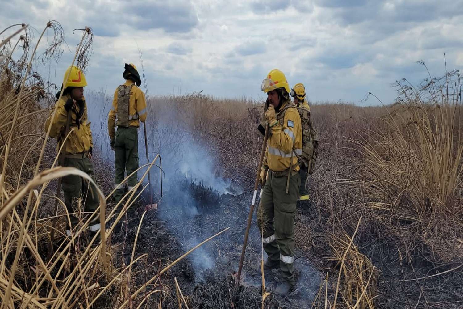 Entre Ríos colabora para apagar incendios en la isla santafecina frente a Paraná