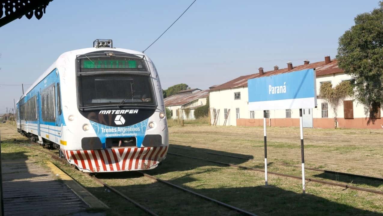 Desde enero pasará a costar $30 el pasaje de tren Paraná – La Picada