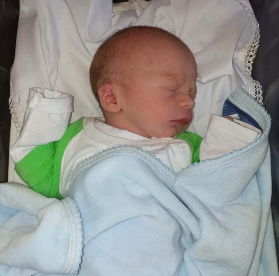 Salvador, primer bebé nacido en Crespo