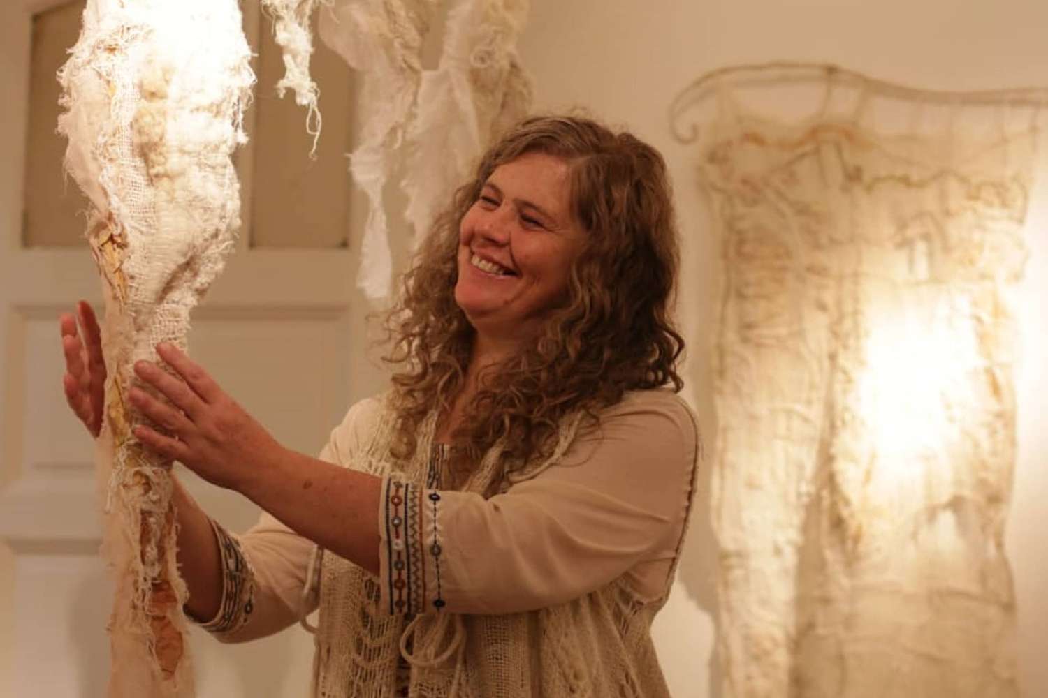 Abrazos Taller Textil, la propuesta de la artista María Alejandra Asensio