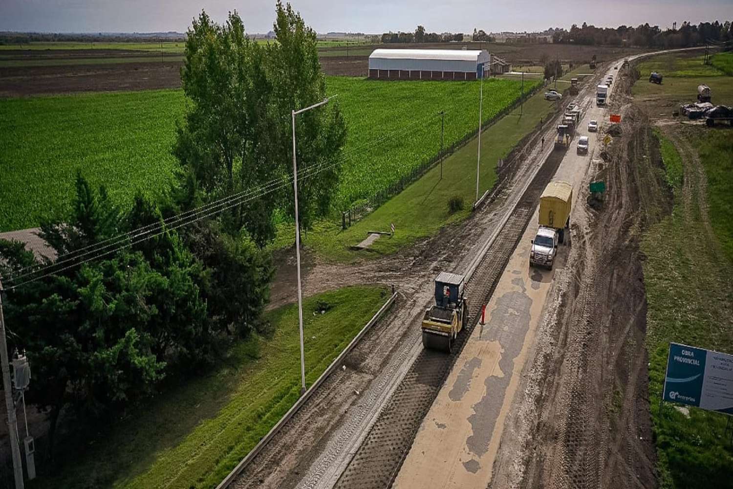 Continúan los trabajos de rehabilitación de la ruta provincial N°32