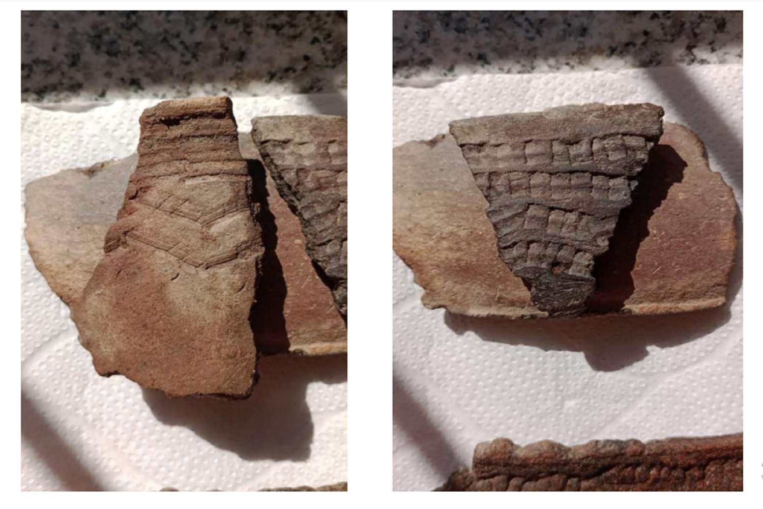 Hallan fragmentos de cerámica de poblaciones prehispánicas en Ibicuy