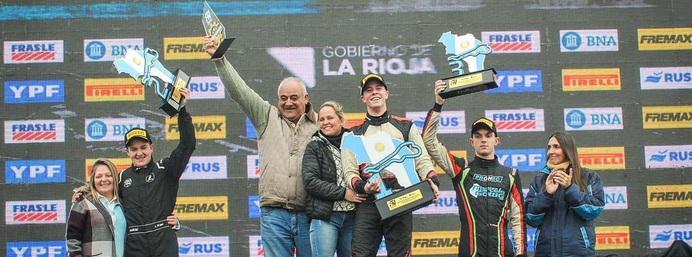 Emiliano Stang hizo podio en La Rioja en una nueva fecha de la Fórmula Nacional