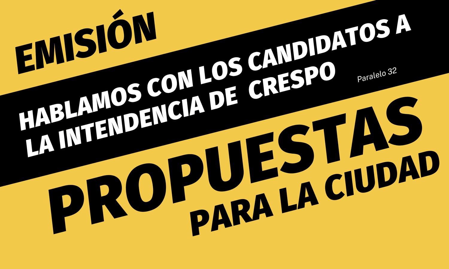 EN VIVO: Hablamos con los candidatos a la intendencia de Crespo