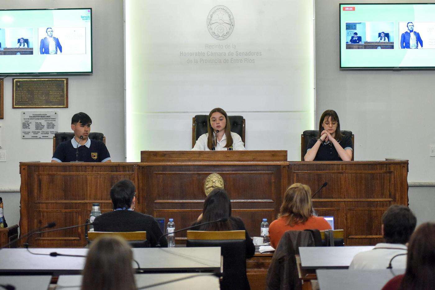 Estudiantes de Gualeguaychú y Nogoyá participaron de instancias departamentales del Senado Juvenil