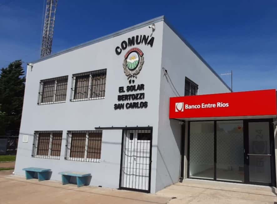 Banco Entre Ríos instaló un cajero automático en El Solar