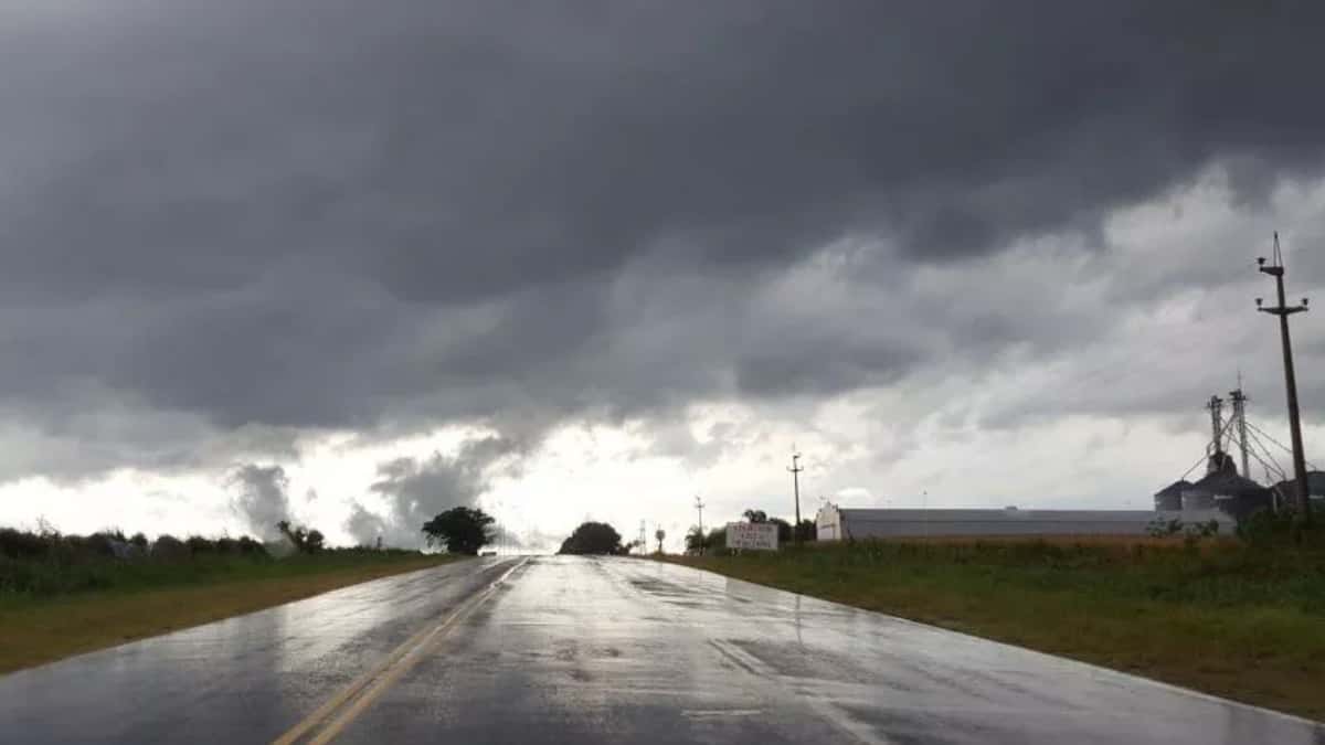 Hay alerta meteorológico por tormentas en Entre Ríos