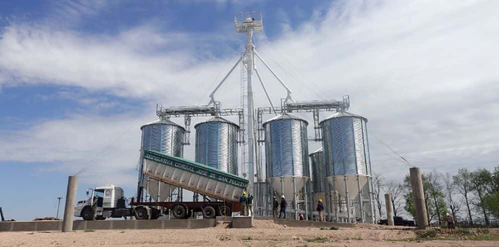 Nueva planta de silos en la Cooperativa General José de San Martín Ltda