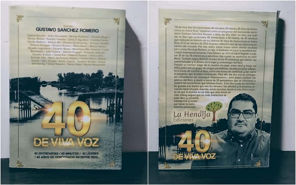 Presentan el libro “40 años de Viva Voz” de Gustavo Sánchez Romero