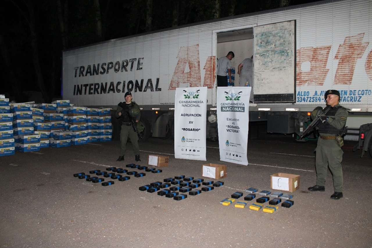 Incautados 56 Kilos de Cocaína en Ruta Nacional N° 9