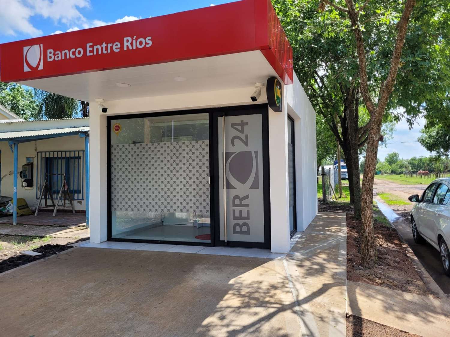 Banco Entre Ríos instaló un nuevo cajero automático en la localidad de Jubileo
