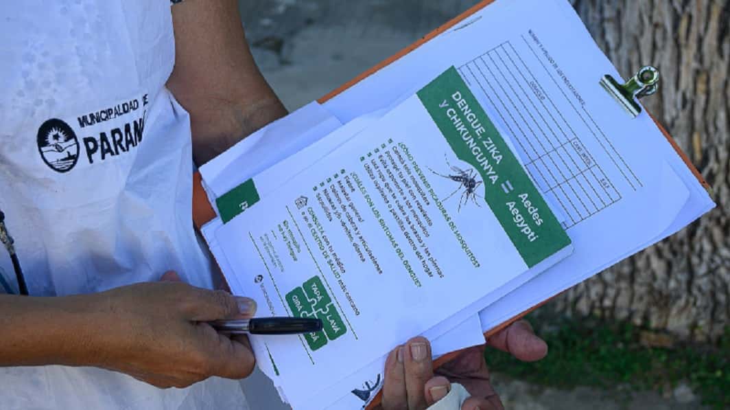 Se realizó un bloqueo de dengue en barrio AATRA por un caso positivo