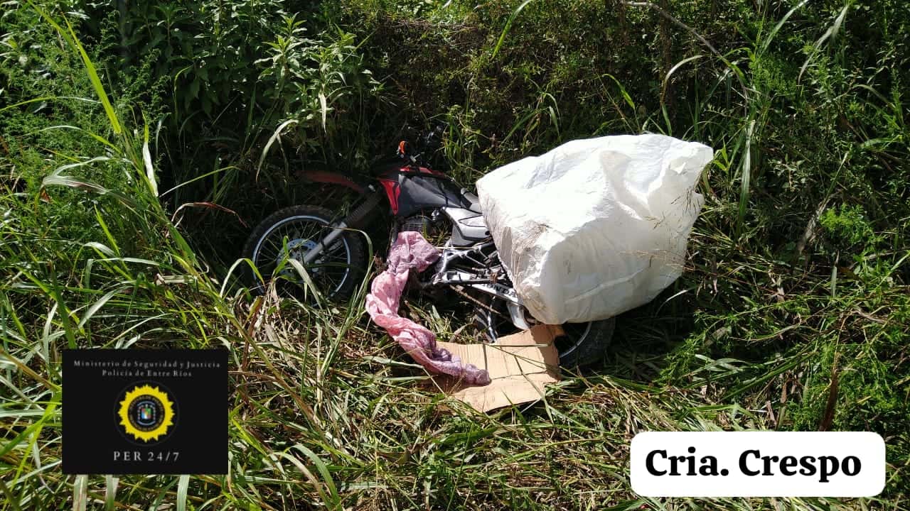 Recuperan la moto robada en Crespo: Colaboración ciudadana fue clave en la investigación