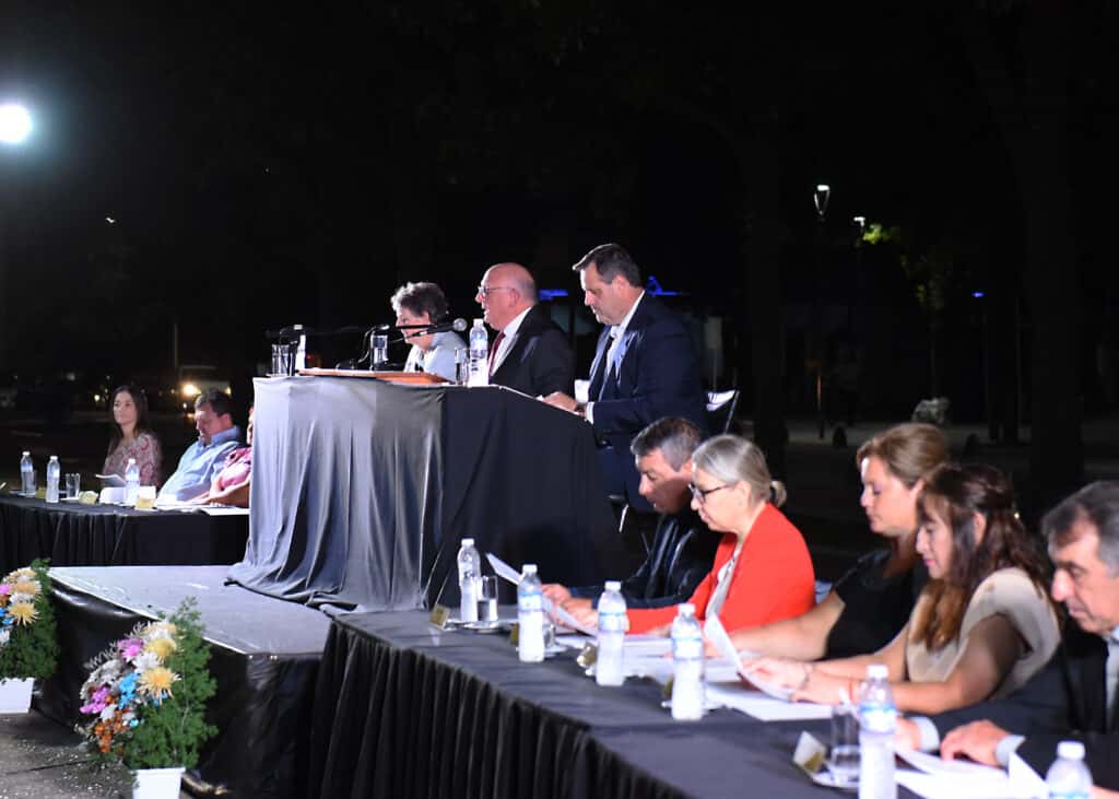 Cerutti dio el discurso de apertura del Período de Sesiones Ordinarias del Concejo Deliberante