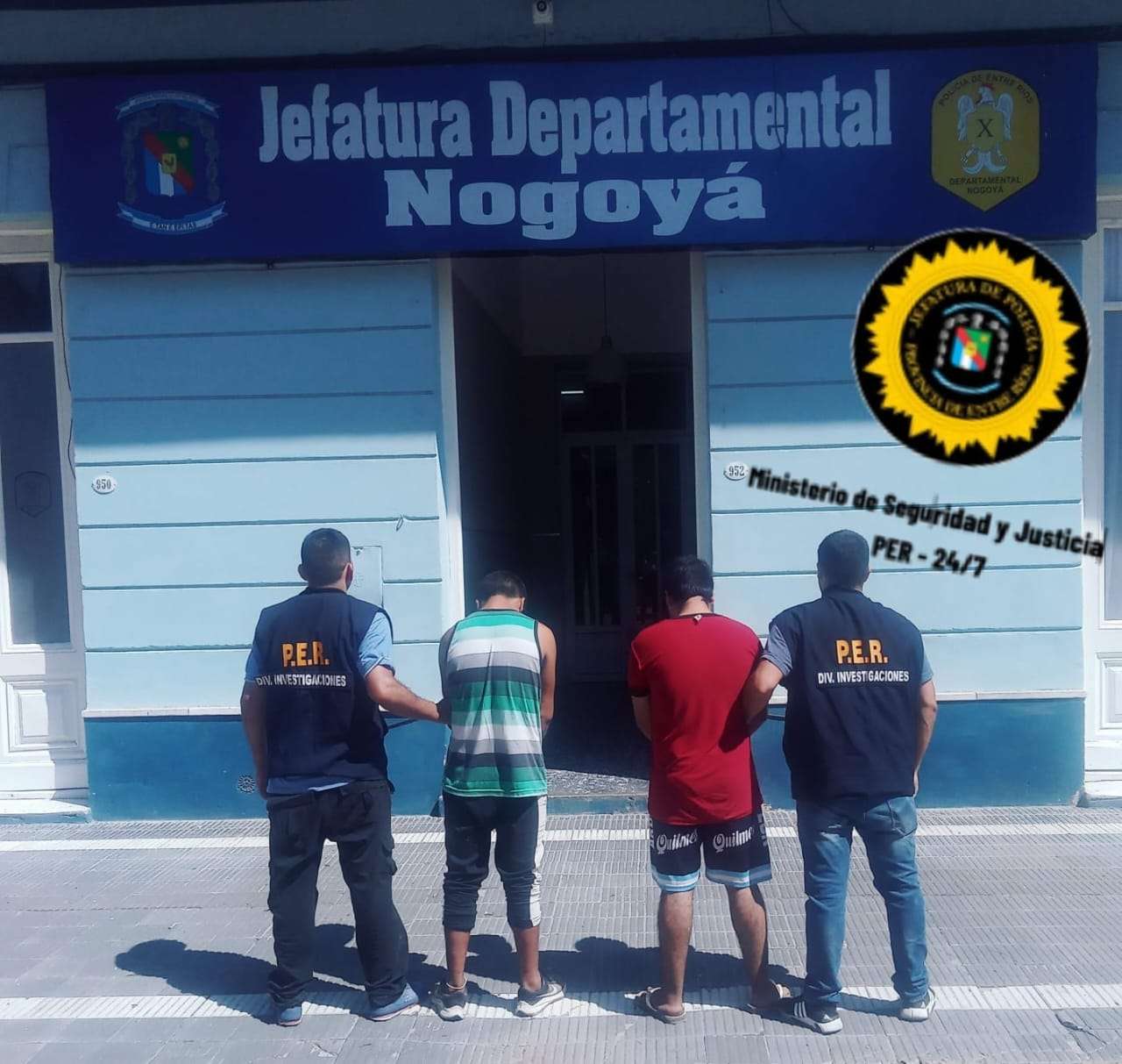 Detenidos tras robo en Nogoyá: Se logró identificar a los responsables y recuperar los elementos sustraídos