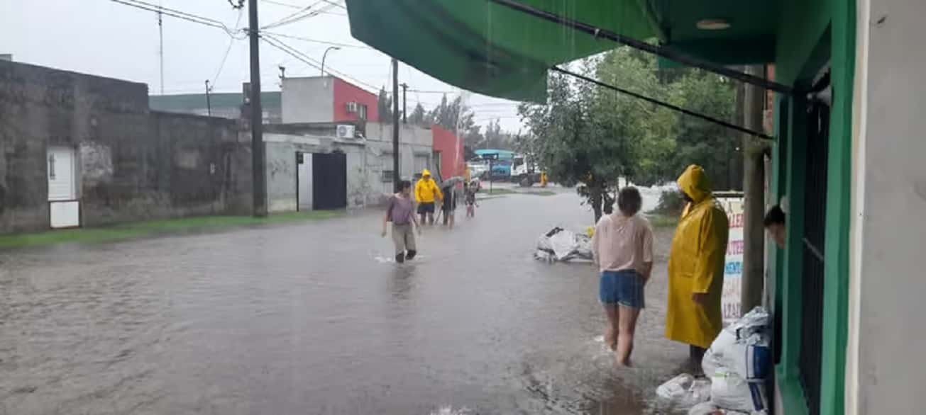 El temporal sigue azotando el sur de Entre Ríos
