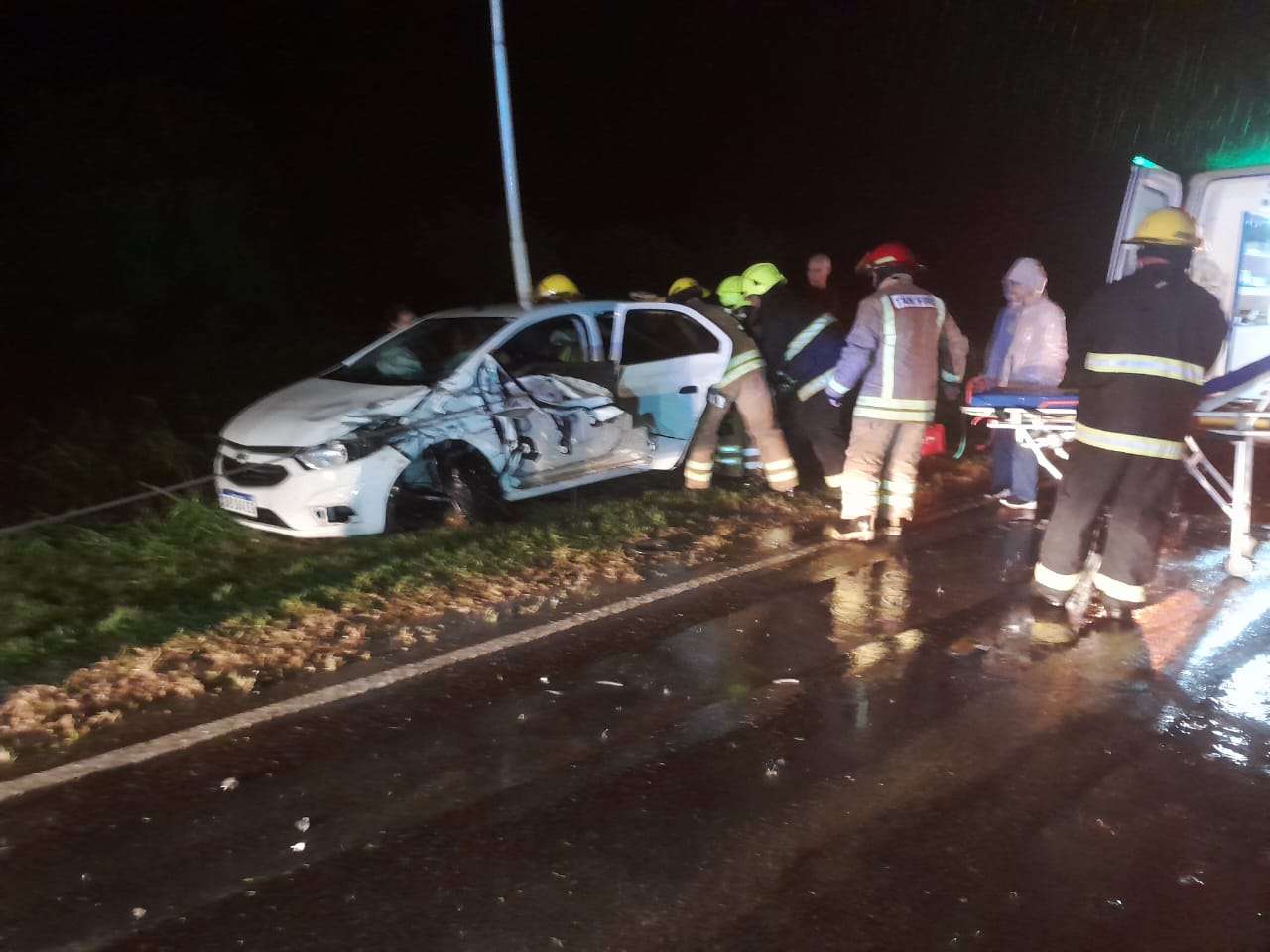 Siniestro vial en Ruta Provincial N° 11: Tres personas lesionadas