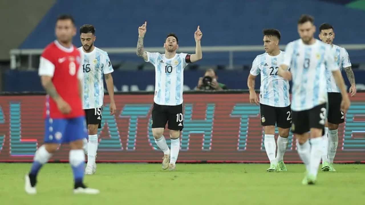 Cómo está el historial entre la Selección argentina y Chile