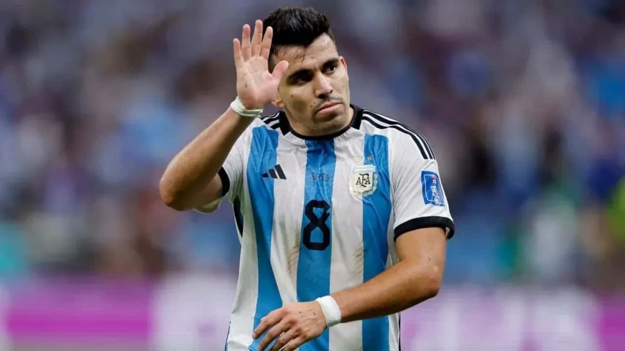 Marcos Acuña será baja para el próximo partido de Argentina en la Copa América
