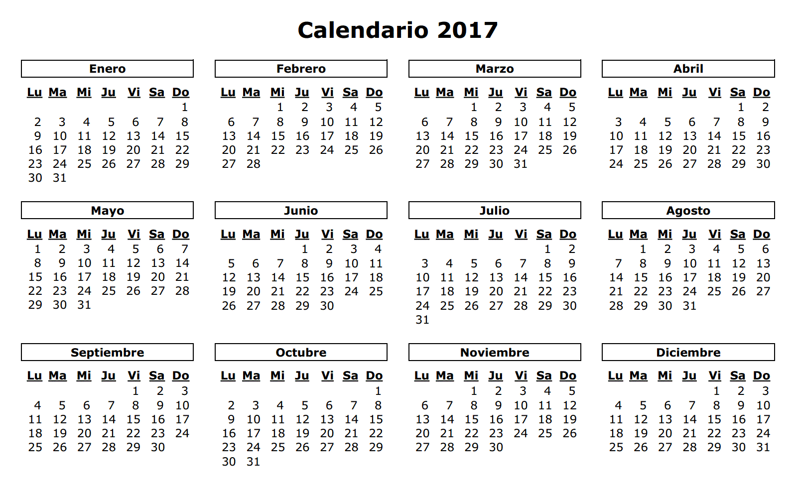 Serán 16 los feriados que tendremos en el 2017, y se eliminan los llamados «feriados puente»