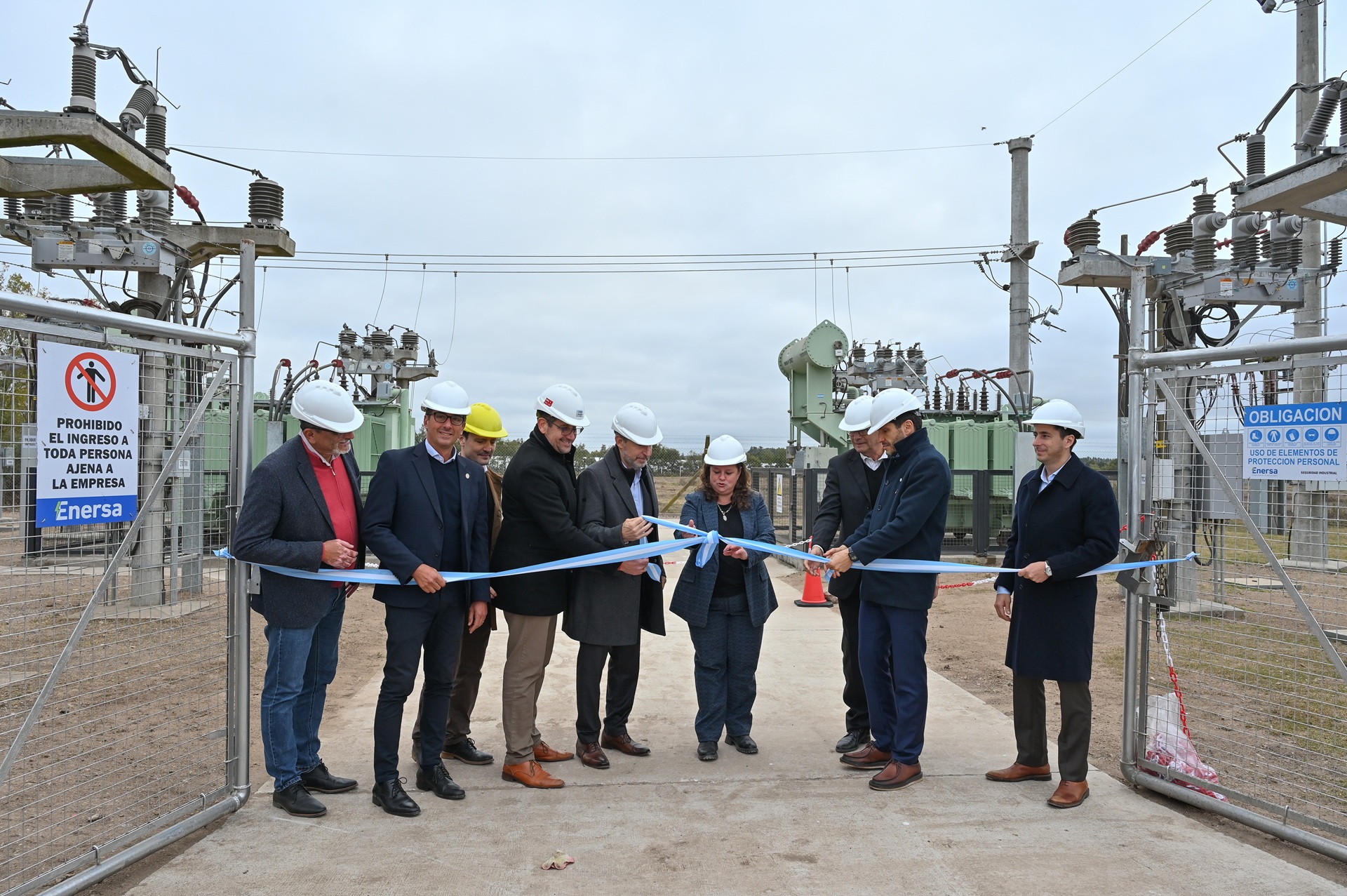 Frigerio inauguró una nueva subestación eléctrica en Ramírez y destacó la baja del costo de la energía