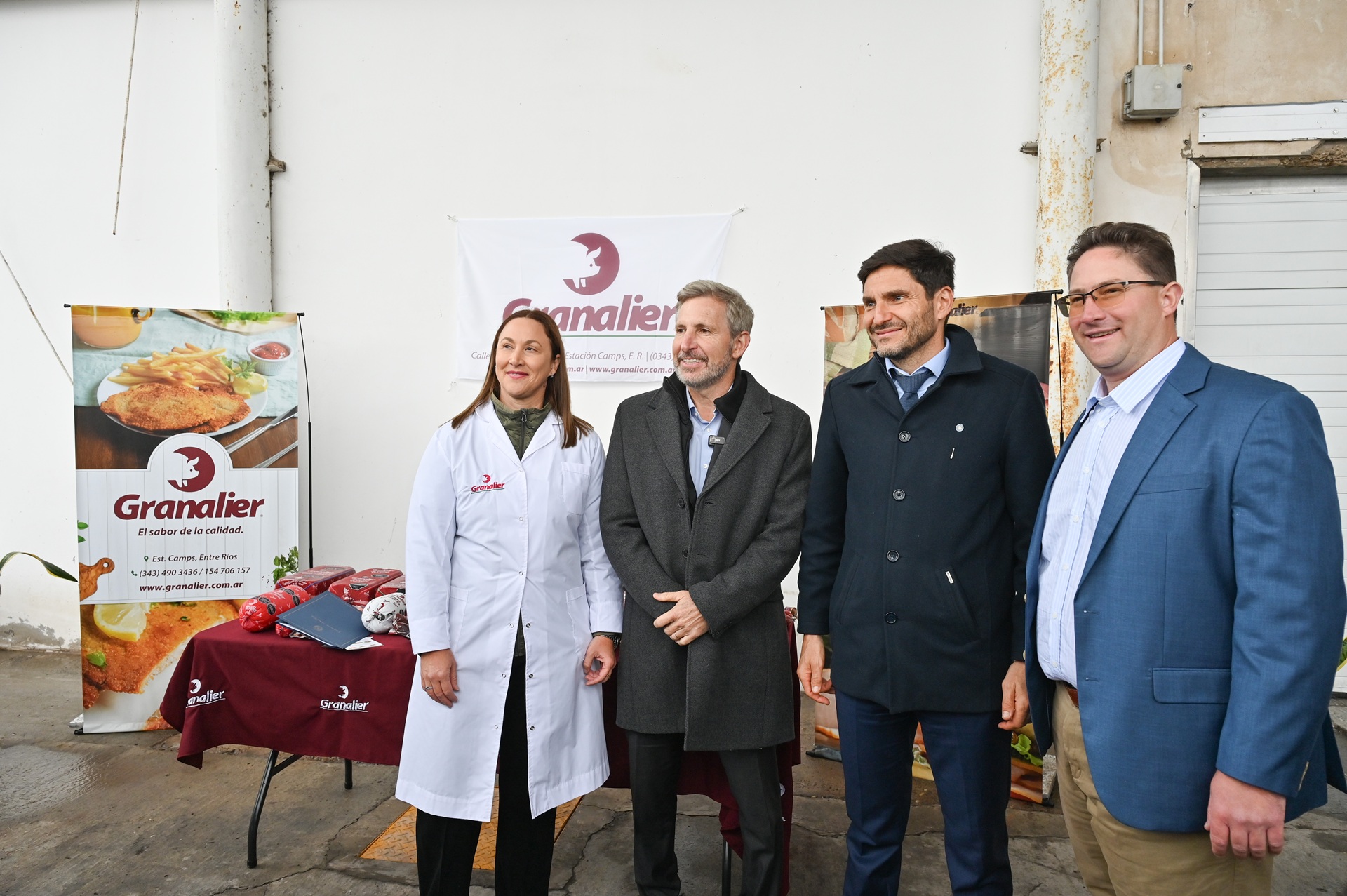 Frigerio y Pullaro visitaron Granalier y destacaron la inversión productiva en Estación Camps